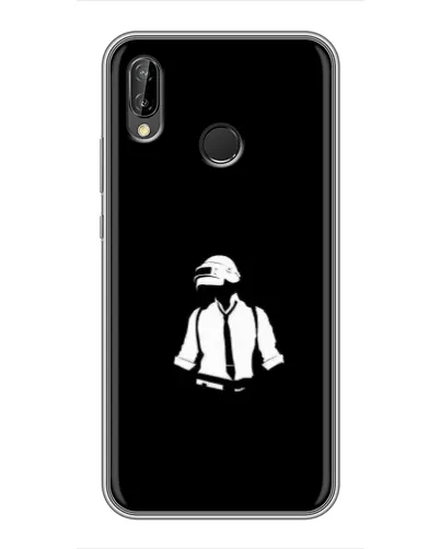 Чохол для Huawei P Smart Plus (Nova 3i, INE-LX1) з картинкою «PUBG — білий шолом»