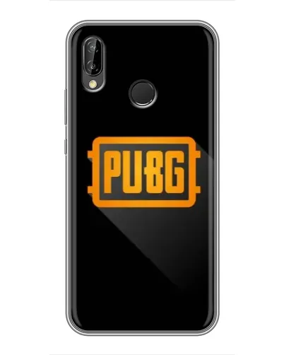 Чохол для Huawei P Smart Plus (Nova 3i, INE-LX1) з картинкою «PUBG — рамка лого»