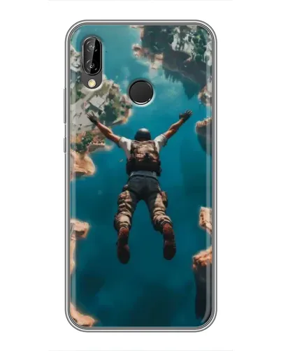 Чохол для Huawei P Smart Plus (Nova 3i, INE-LX1) з картинкою «PUBG — вільне падіння»