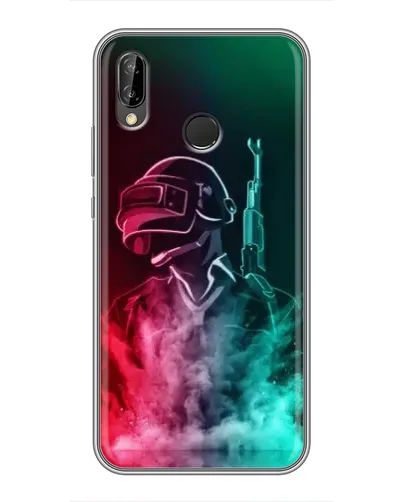 Чохол для Huawei P Smart Plus (Nova 3i, INE-LX1) з картинкою «PUBG — вогняний воїн»