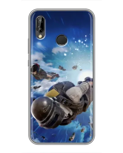 Чохол для Huawei P Smart Plus (Nova 3i, INE-LX1) з картинкою «Десант PUBG — стрибок»