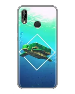 Чохол для Huawei P Smart Plus (Nova 3i, INE-LX1) з картинкою «Черепаха Minecraft»