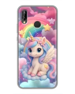 Чехол для Huawei P Smart Plus (Nova 3i, INE-LX1) с картинкой «Маленький единорог»