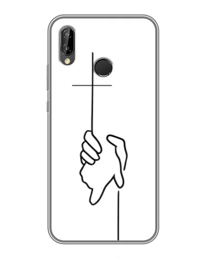 Чохол для Huawei P Smart Plus (Nova 3i, INE-LX1) з картинкою «Рука тримає»