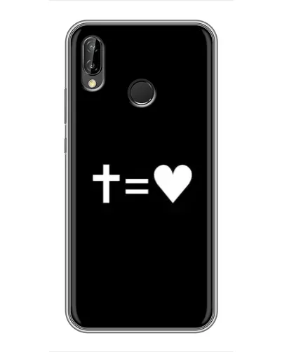 Чохол для Huawei P Smart Plus (Nova 3i, INE-LX1) з картинкою «Хрест та Серце»