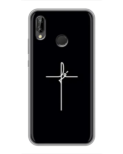 Чехол для Huawei P Smart Plus (Nova 3i, INE-LX1) с картинкой «Тонкий крест» Чехол для Huawei P Smart Plus (Nova 3i, INE-LX1) с картинкой «Тонкий крест»