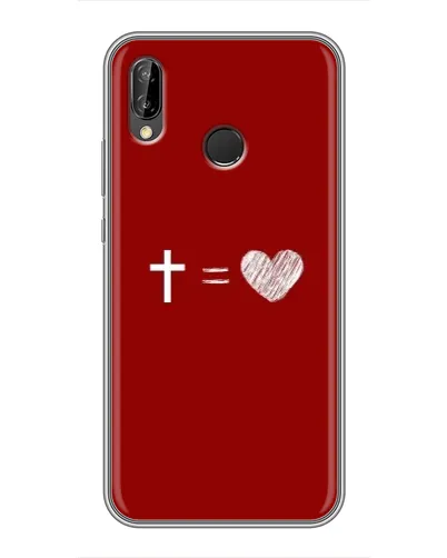 Чехол для Huawei P Smart Plus (Nova 3i, INE-LX1) с картинкой «Уравнение любви» Чехол для Huawei P Smart Plus (Nova 3i, INE-LX1) с картинкой «Уравнение любви»