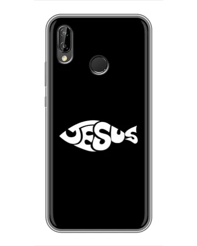 Чехол для Huawei P Smart Plus (Nova 3i, INE-LX1) с картинкой «Рыба Jesus» Чехол для Huawei P Smart Plus (Nova 3i, INE-LX1) с картинкой «Рыба Jesus»