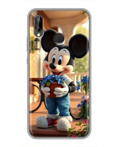 Чехол для Huawei P Smart Plus (Nova 3i, INE-LX1) с картинкой «Микки садовод»