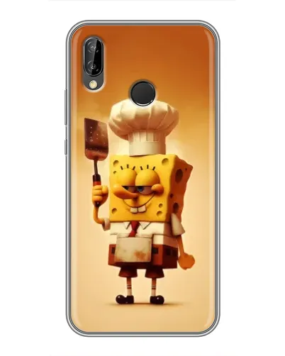 Чехол для Huawei P Smart Plus (Nova 3i, INE-LX1) с картинкой «Губка Боб повар» Чехол для Huawei P Smart Plus (Nova 3i, INE-LX1) с картинкой «Губка Боб повар»