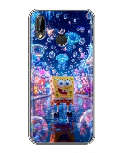 Чехол для Huawei P Smart Plus (Nova 3i, INE-LX1) с картинкой «Неоновый океан» Чехол для Huawei P Smart Plus (Nova 3i, INE-LX1) с картинкой «Неоновый океан»