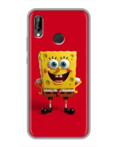 Чехол для Huawei P Smart Plus (Nova 3i, INE-LX1) с картинкой «Спанч Боб на красном» Чехол для Huawei P Smart Plus (Nova 3i, INE-LX1) с картинкой «Спанч Боб на красном»