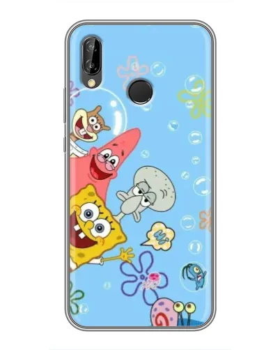 Чехол для Huawei P Smart Plus (Nova 3i, INE-LX1) с картинкой «Веселые пузырьки» Чехол для Huawei P Smart Plus (Nova 3i, INE-LX1) с картинкой «Веселые пузырьки»
