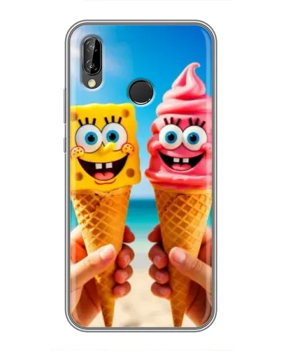 Чехол для Huawei P Smart Plus (Nova 3i, INE-LX1) с картинкой «Спанч Боб мороженое» Чехол для Huawei P Smart Plus (Nova 3i, INE-LX1) с картинкой «Спанч Боб мороженое»