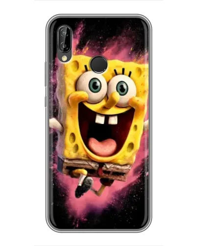 Чехол для Huawei P Smart Plus (Nova 3i, INE-LX1) с картинкой «Взрывной Спанч Боб» Чехол для Huawei P Smart Plus (Nova 3i, INE-LX1) с картинкой «Взрывной Спанч Боб»