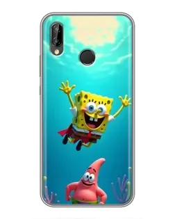 Чехол для Huawei P Smart Plus (Nova 3i, INE-LX1) с картинкой «Спанч Боб под водой» Чехол для Huawei P Smart Plus (Nova 3i, INE-LX1) с картинкой «Спанч Боб под водой»