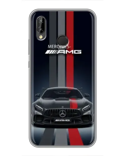 Чехол для Huawei P Smart Plus (Nova 3i, INE-LX1) с картинкой «Mercedes — белый карбон» Чехол для Huawei P Smart Plus (Nova 3i, INE-LX1) с картинкой «Mercedes — белый карбон»