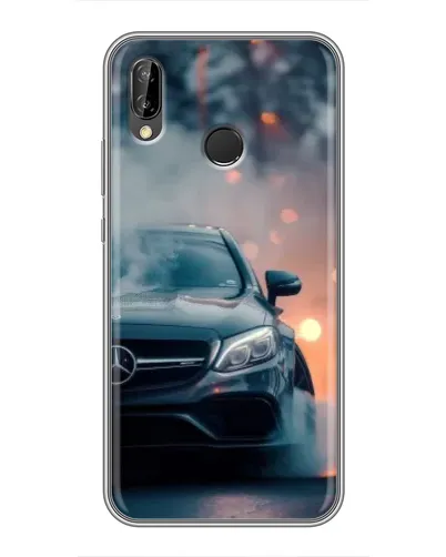 Чехол для Huawei P Smart Plus (Nova 3i, INE-LX1) с картинкой «Mercedes — ночной город» Чехол для Huawei P Smart Plus (Nova 3i, INE-LX1) с картинкой «Mercedes — ночной город»