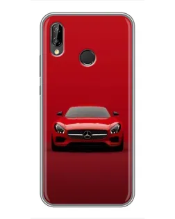 Чехол для Huawei P Smart Plus (Nova 3i, INE-LX1) с картинкой «Красный Mercedes AMG» Чехол для Huawei P Smart Plus (Nova 3i, INE-LX1) с картинкой «Красный Mercedes AMG»