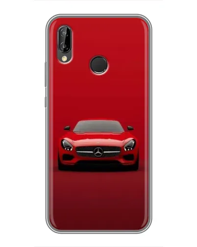 Чехол для Huawei P Smart Plus (Nova 3i, INE-LX1) с картинкой «Красный Mercedes AMG» Чехол для Huawei P Smart Plus (Nova 3i, INE-LX1) с картинкой «Красный Mercedes AMG»