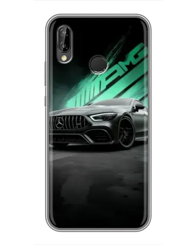 Чехол для Huawei P Smart Plus (Nova 3i, INE-LX1) с картинкой «Темный Mercedes AMG» Чехол для Huawei P Smart Plus (Nova 3i, INE-LX1) с картинкой «Темный Mercedes AMG»