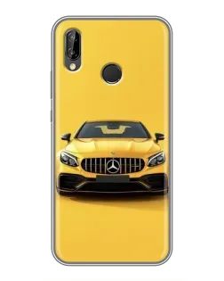 Чехол для Huawei P Smart Plus (Nova 3i, INE-LX1) с картинкой «Желтый Mercedes GT» Чехол для Huawei P Smart Plus (Nova 3i, INE-LX1) с картинкой «Желтый Mercedes GT»