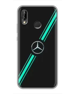 Чехол для Huawei P Smart Plus (Nova 3i, INE-LX1) с картинкой «Спортивные линии Mercedes» Чехол для Huawei P Smart Plus (Nova 3i, INE-LX1) с картинкой «Спортивные линии Mercedes»