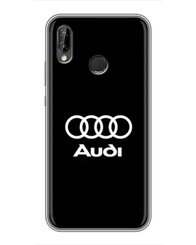 Чехол для Huawei P Smart Plus (Nova 3i, INE-LX1) с картинкой «Классическое лого Audi»