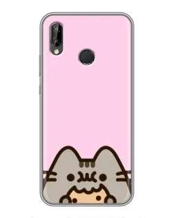 Чехол для Huawei P Smart Plus (Nova 3i, INE-LX1) с картинкой «Pusheen и печенье» Чехол для Huawei P Smart Plus (Nova 3i, INE-LX1) с картинкой «Pusheen и печенье»