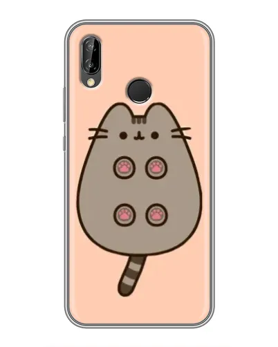 Чехол для Huawei P Smart Plus (Nova 3i, INE-LX1) с картинкой «Пушин пузиком кверху»