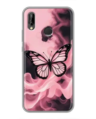 Чехол для Huawei P Smart Plus (Nova 3i, INE-LX1) с картинкой «Бабочка в дыму» Чехол для Huawei P Smart Plus (Nova 3i, INE-LX1) с картинкой «Бабочка в дыму»