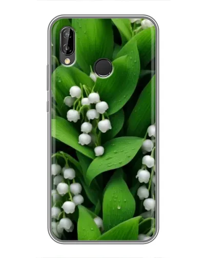 Чехол для Huawei P Smart Plus (Nova 3i, INE-LX1) с картинкой «Ландыши в зелени»