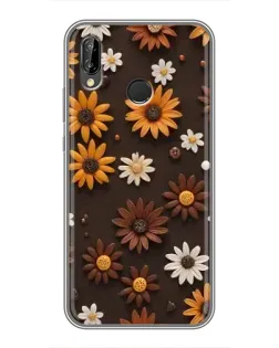 Чехол для Huawei P Smart Plus (Nova 3i, INE-LX1) с картинкой «Узор из маленьких подсолнухов» Чехол для Huawei P Smart Plus (Nova 3i, INE-LX1) с картинкой «Узор из маленьких подсолнухов»