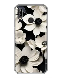 Чехол для Huawei P Smart Plus (Nova 3i, INE-LX1) с картинкой «Объемные белые цветы» Чехол для Huawei P Smart Plus (Nova 3i, INE-LX1) с картинкой «Объемные белые цветы»