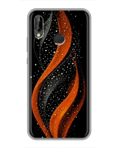 Чехол для Huawei P Smart Plus (Nova 3i, INE-LX1) с картинкой «Огненная звездная волна»