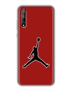 Чехол для Huawei P Smart Pro с картинкой «Jordan Red Back»