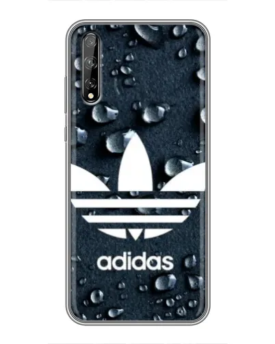 Чехол для Huawei P Smart Pro с картинкой «Adidas Trefoil Blue»