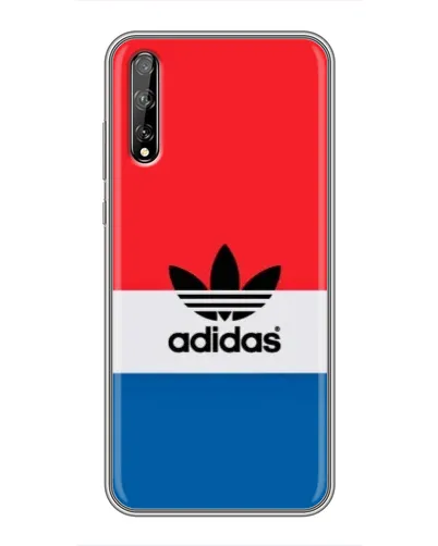 Чехол для Huawei P Smart Pro с картинкой «Ретро блоки Adidas»