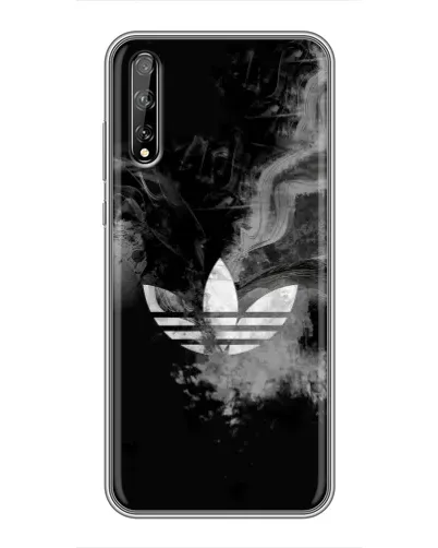 Чехол для Huawei P Smart Pro с картинкой «Абстрактный дым Adidas»
