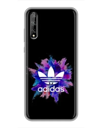 Чехол для Huawei P Smart Pro с картинкой «Взрыв красок Adidas»