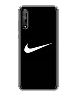 Чехол для Huawei P Smart Pro с картинкой «Минималистический Найк»