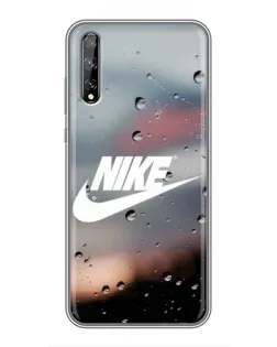 Чехол для Huawei P Smart Pro с картинкой «Nike в стиле ретро»