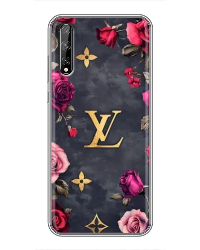 Чехол для Huawei P Smart Pro с картинкой «Цветочный Louis Vuitton»