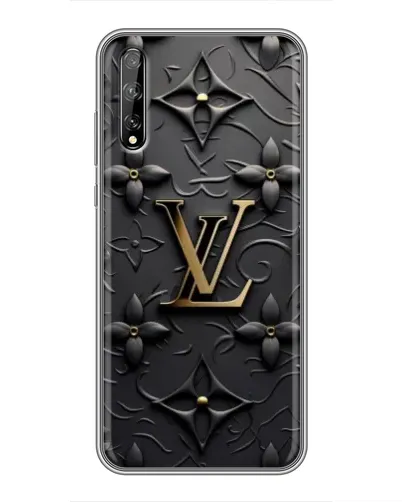 Чехол для Huawei P Smart Pro с картинкой «Кожаная текстура LV»