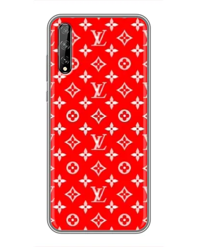 Чехол для Huawei P Smart Pro с картинкой «Яркий паттерн LV»