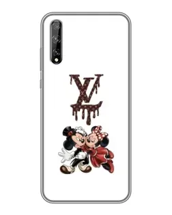 Чехол для Huawei P Smart Pro с картинкой «LV и Микки Маус»