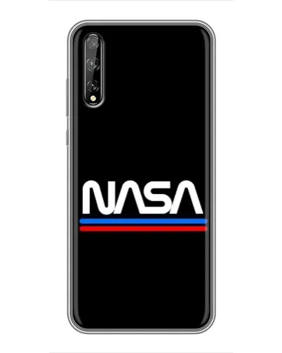Чехол для Huawei P Smart Pro с картинкой «NASA — классика Red Blue»