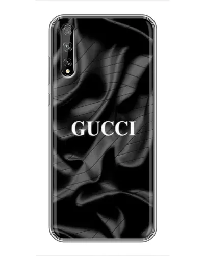 Чехол для Huawei P Smart Pro с картинкой «Gucci — шелковые волны»