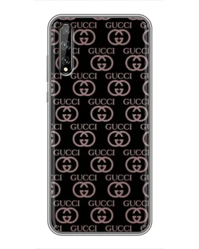 Чехол для Huawei P Smart Pro с картинкой «Классическая монограмма Gucci»