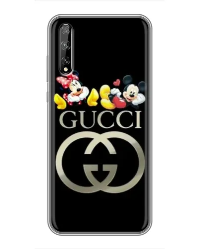 Чехол для Huawei P Smart Pro с картинкой «Gucci — герои Disney»